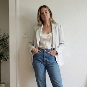 Giorgio Armani Cream White Blazer